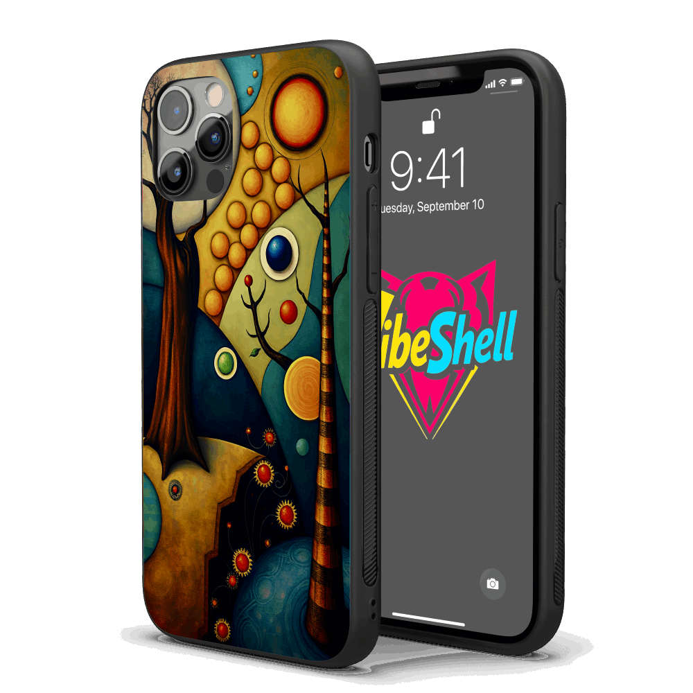 Tree Abstract iPhone Case – Stylish, Protective Case from VibeShell
