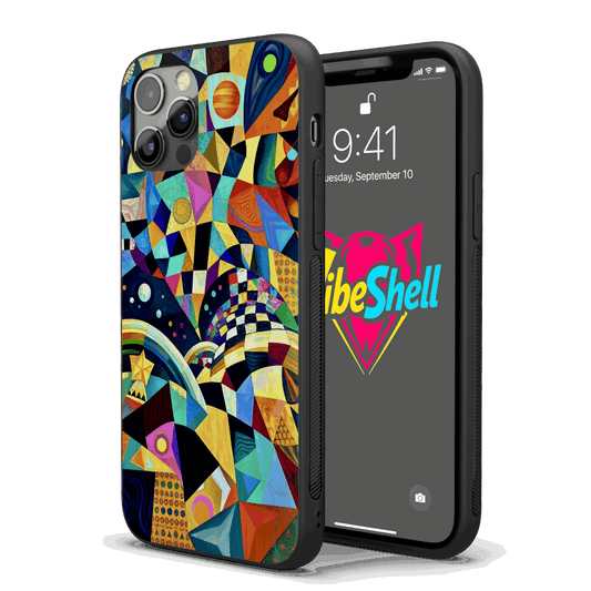Shapes Abstract iPhone Case – Stylish, Protective Case from VibeShell