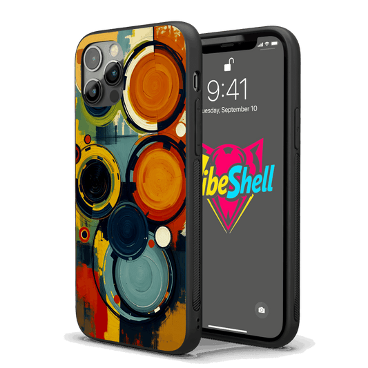 Shapes Abstract iPhone Case – Stylish, Protective Case from VibeShell