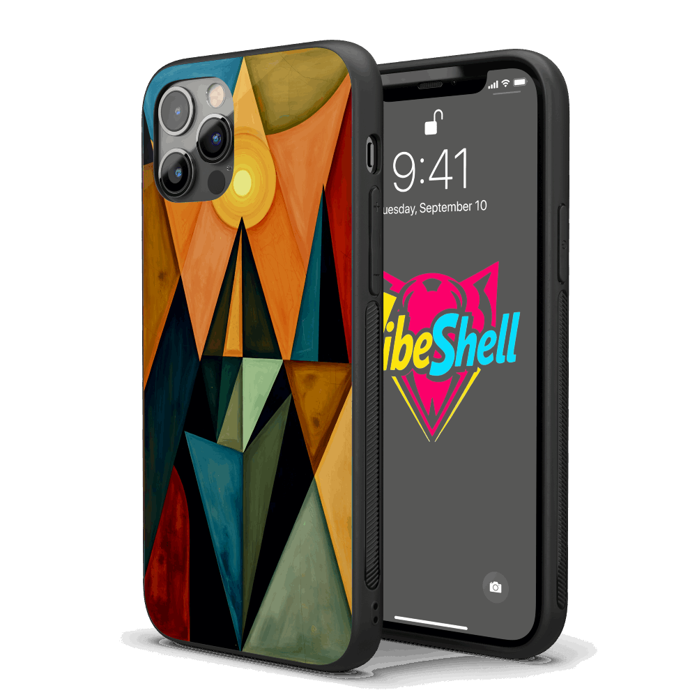 Shapes Abstract iPhone Case – Stylish, Protective Case from VibeShell