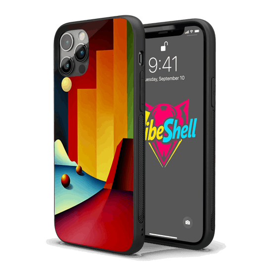 Shapes Abstract iPhone Case – Stylish, Protective Case from VibeShell
