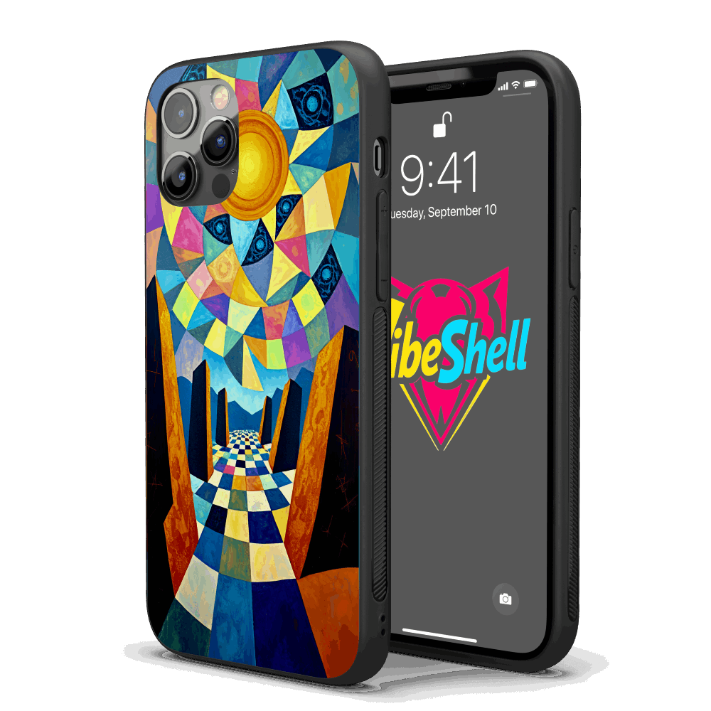 Shapes Abstract iPhone Case – Stylish, Protective Case from VibeShell