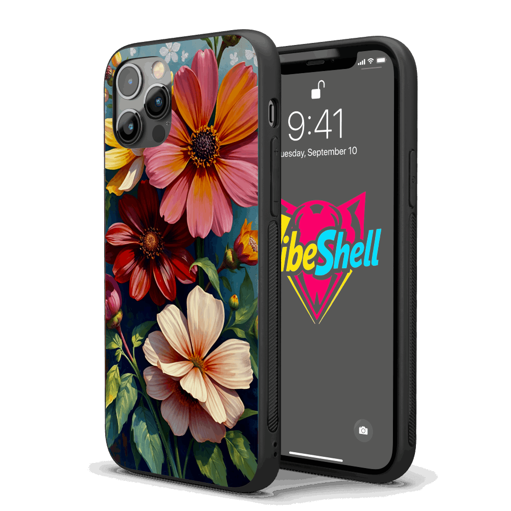 Flowers Abstract iPhone Case – Stylish, Protective Case from VibeShell
