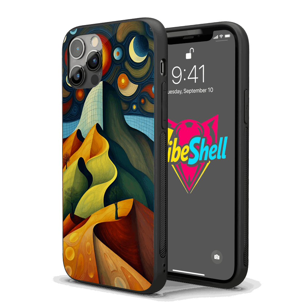 Mountain Abstract iPhone Case – Stylish, Protective Case from VibeShell