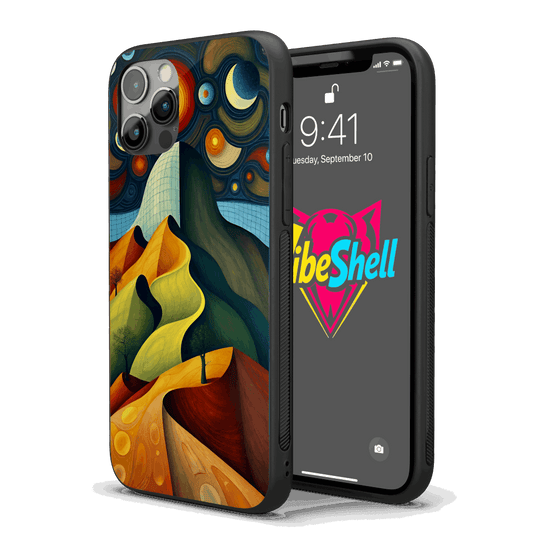 Mountain Abstract iPhone Case – Stylish, Protective Case from VibeShell