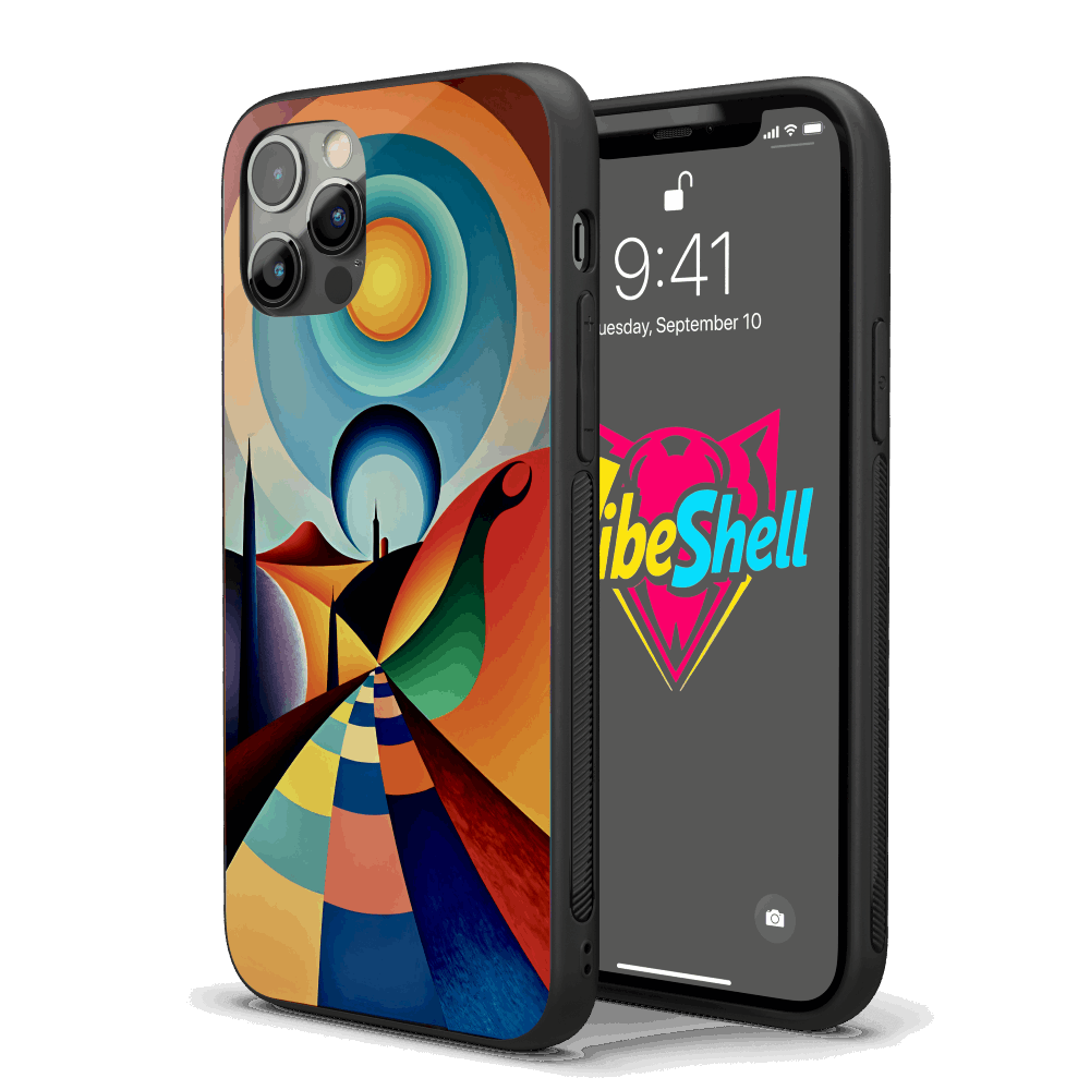 Shapes Abstract iPhone Case – Stylish, Protective Case from VibeShell