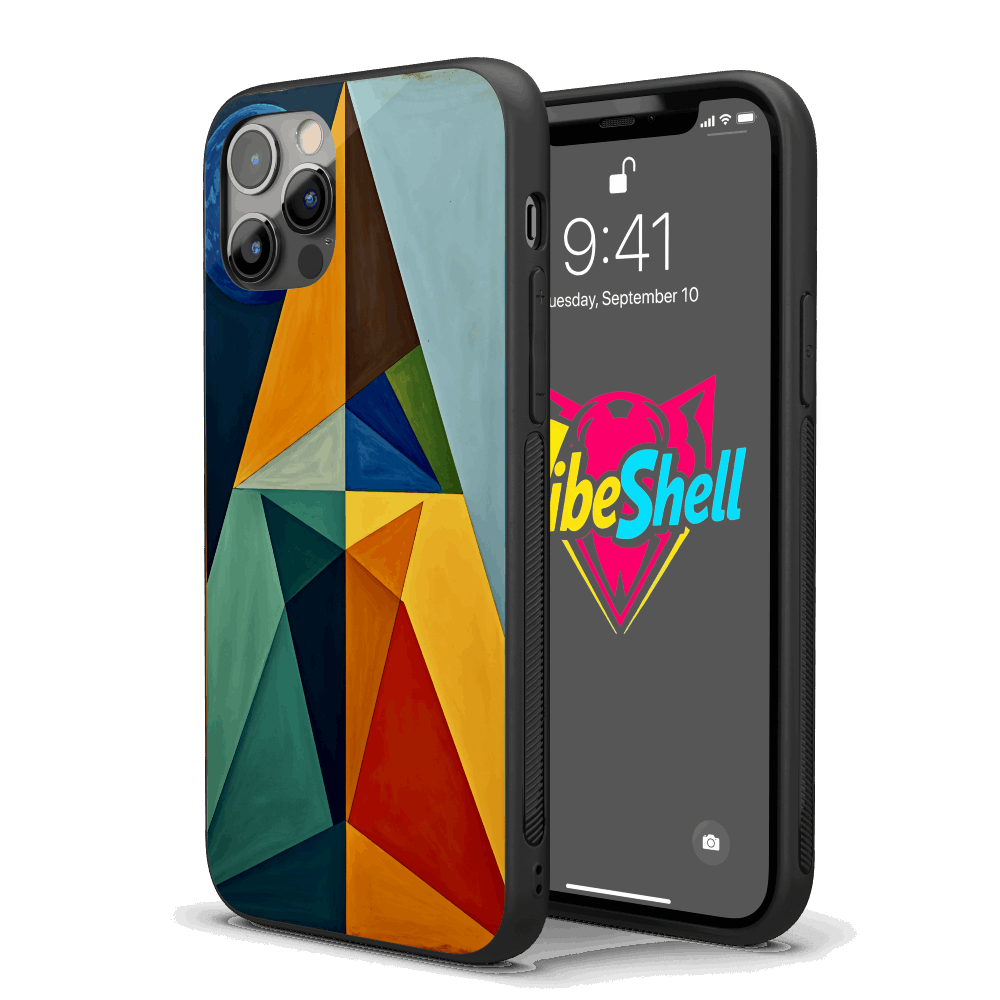 Shapes Abstract iPhone Case – Stylish, Protective Case from VibeShell