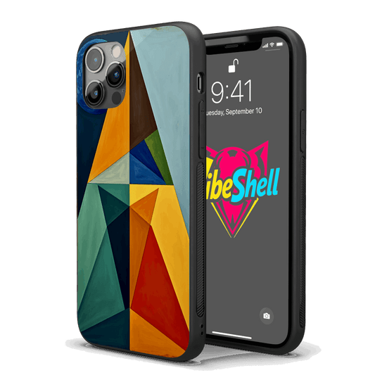 Shapes Abstract iPhone Case – Stylish, Protective Case from VibeShell