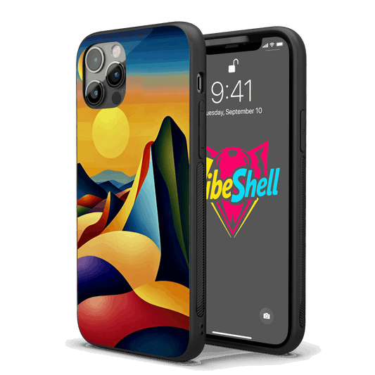 Mountain Abstract iPhone Case – Stylish, Protective Case from VibeShell