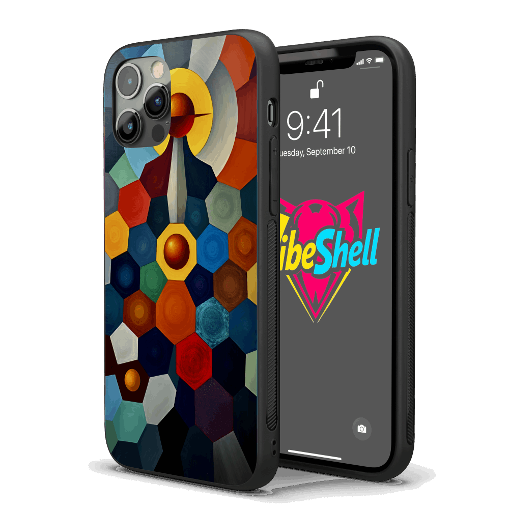 Shapes Abstract iPhone Case – Stylish, Protective Case from VibeShell