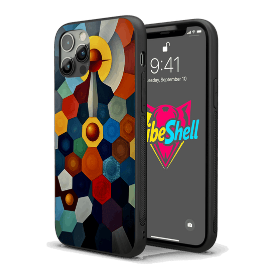 Shapes Abstract iPhone Case – Stylish, Protective Case from VibeShell