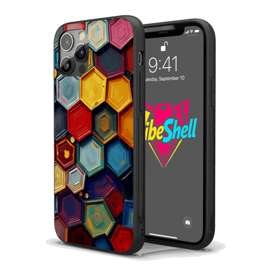 Shapes Abstract iPhone Case – Stylish, Protective Case from VibeShell