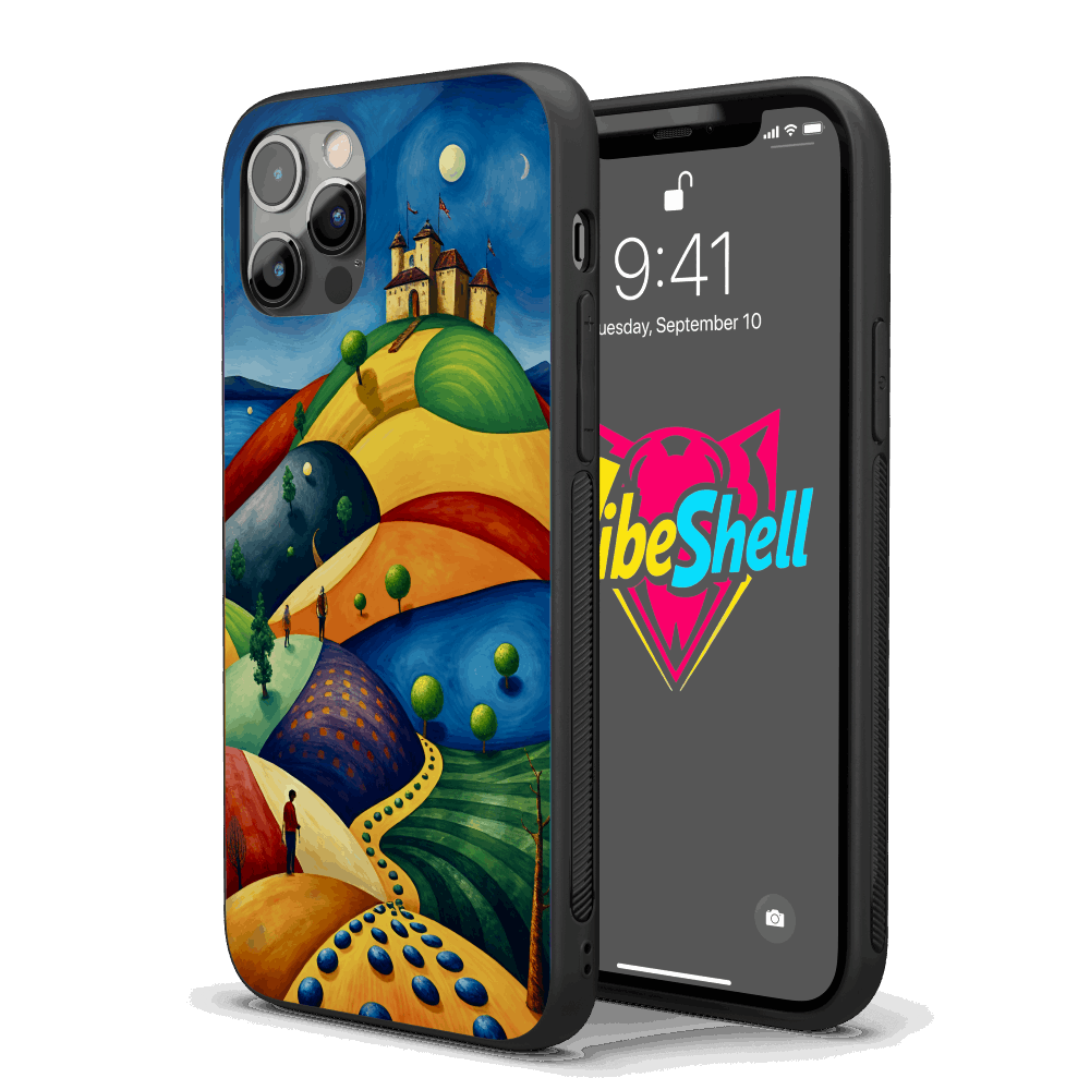 Mountain Abstract iPhone Case – Stylish, Protective Case from VibeShell