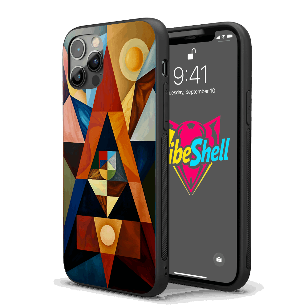 Shapes Abstract iPhone Case – Stylish, Protective Case from VibeShell