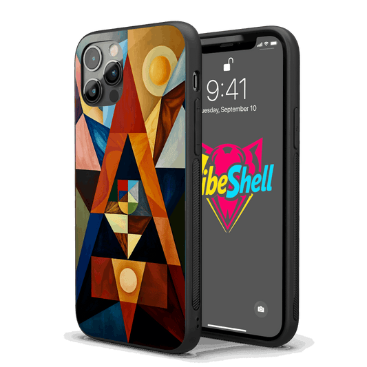 Shapes Abstract iPhone Case – Stylish, Protective Case from VibeShell