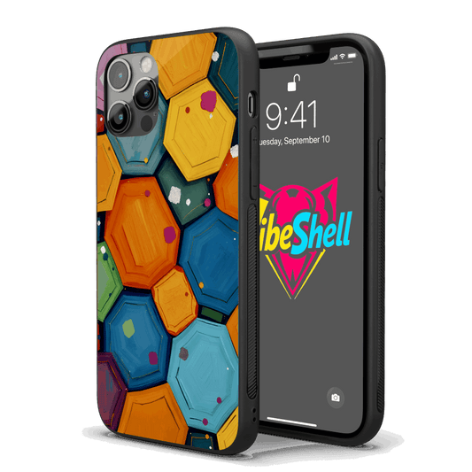 Shapes Abstract iPhone Case – Stylish, Protective Case from VibeShell