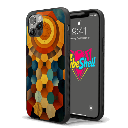 Shapes Abstract iPhone Case – Stylish, Protective Case from VibeShell