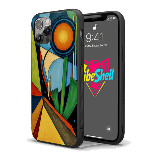 Shapes Abstract iPhone Case – Stylish, Protective Case from VibeShell