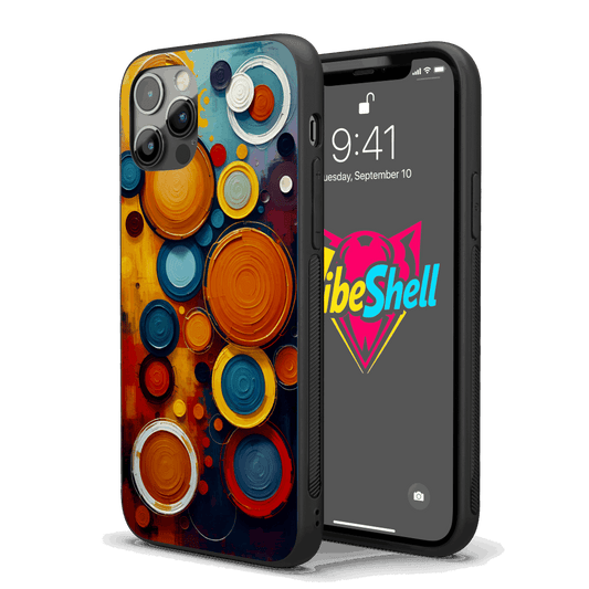Shapes Abstract iPhone Case – Stylish, Protective Case from VibeShell
