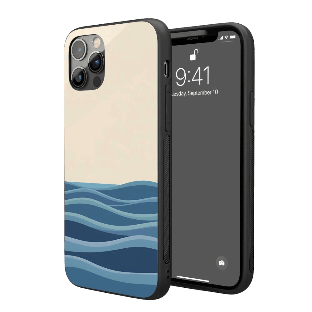 Wave Minimal iPhone Case – Stylish, Protective Case from VibeShell
