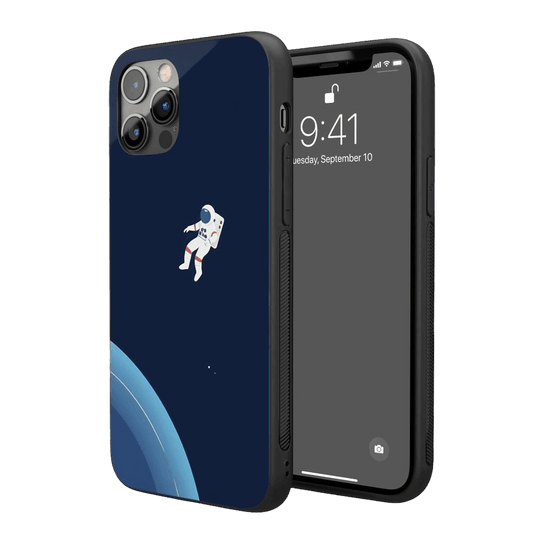 Astronaut Minimal iPhone Case – Stylish, Protective Case from VibeShell