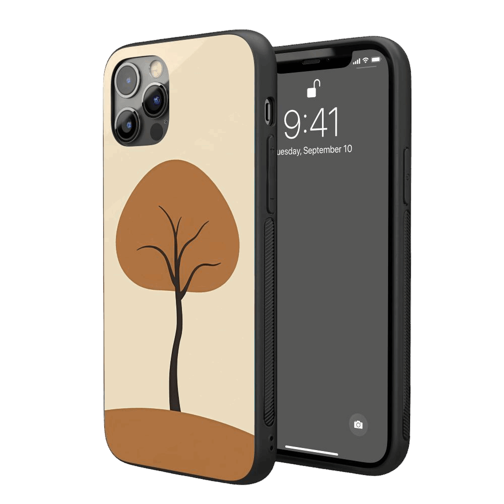 Tree Minimal iPhone Case – Stylish, Protective Case from VibeShell
