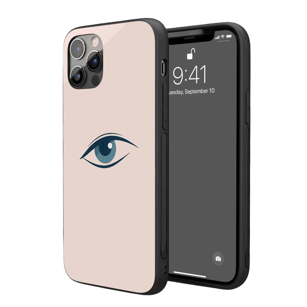 Eye Minimal iPhone Case – Stylish, Protective Case from VibeShell