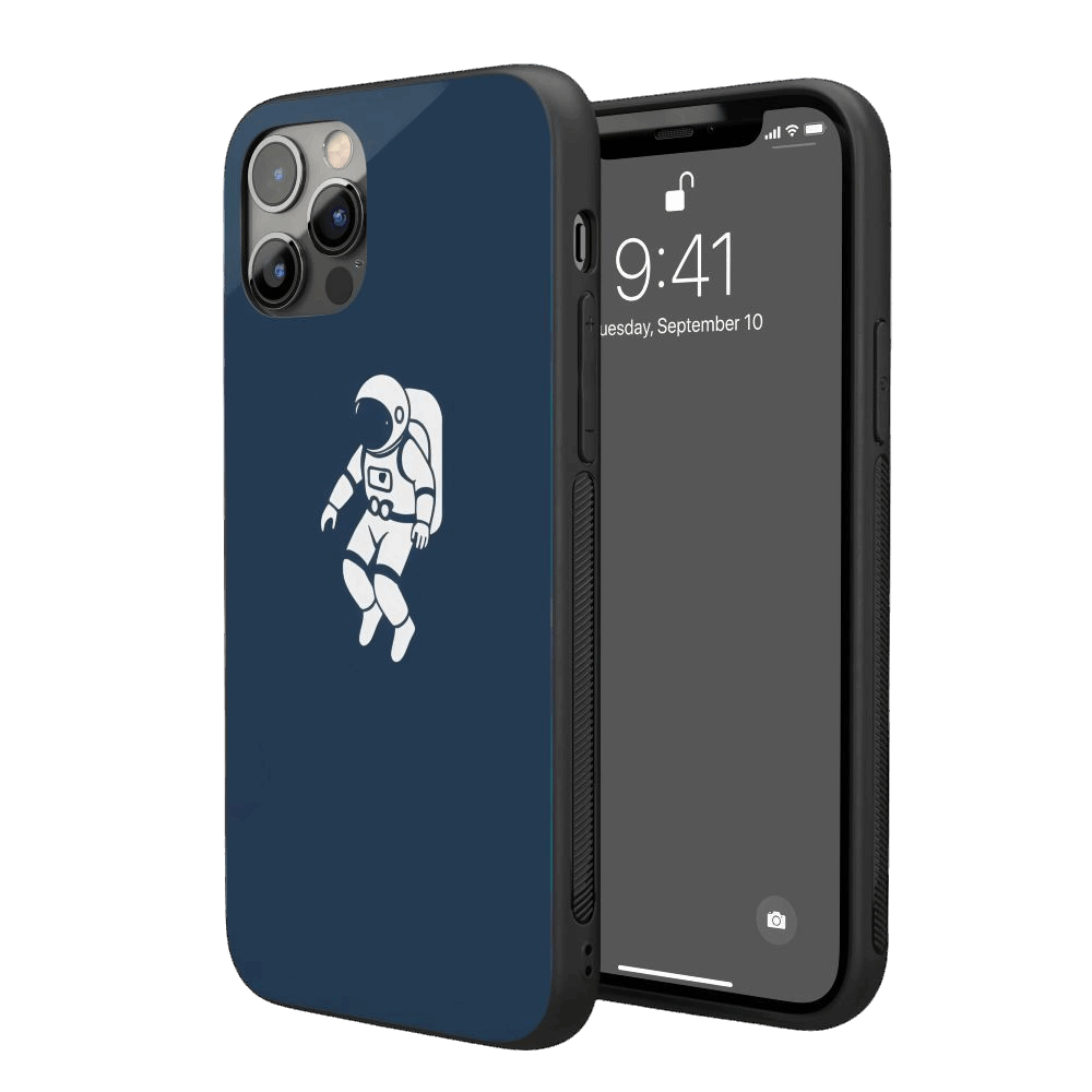 Astronaut Minimal iPhone Case – Stylish, Protective Case from VibeShell