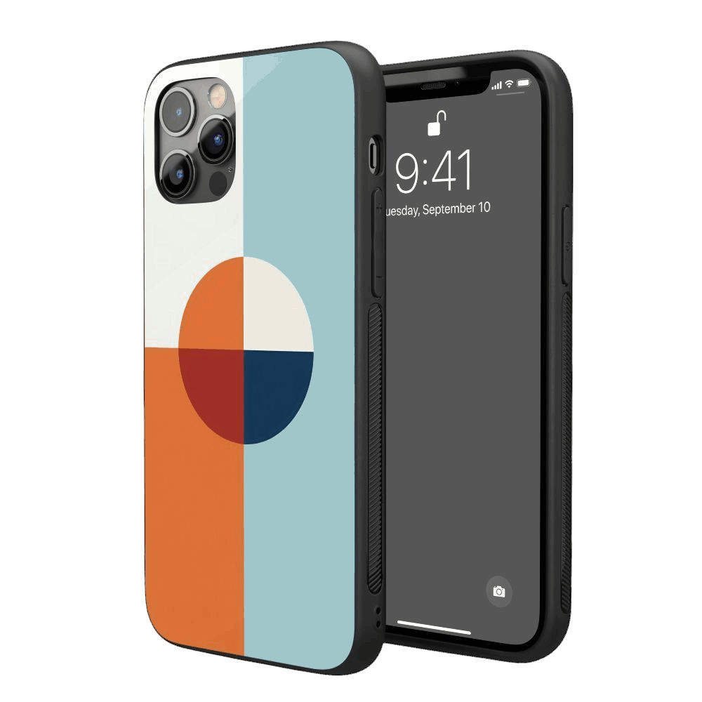 Shapes Minimal iPhone Case – Stylish, Protective Case from VibeShell