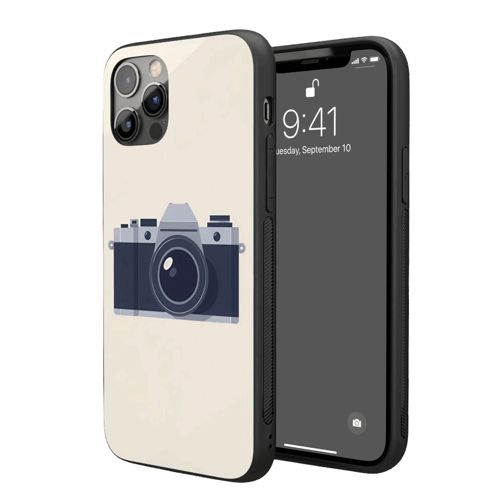 Camera Minimal iPhone Case – Stylish, Protective Case from VibeShell