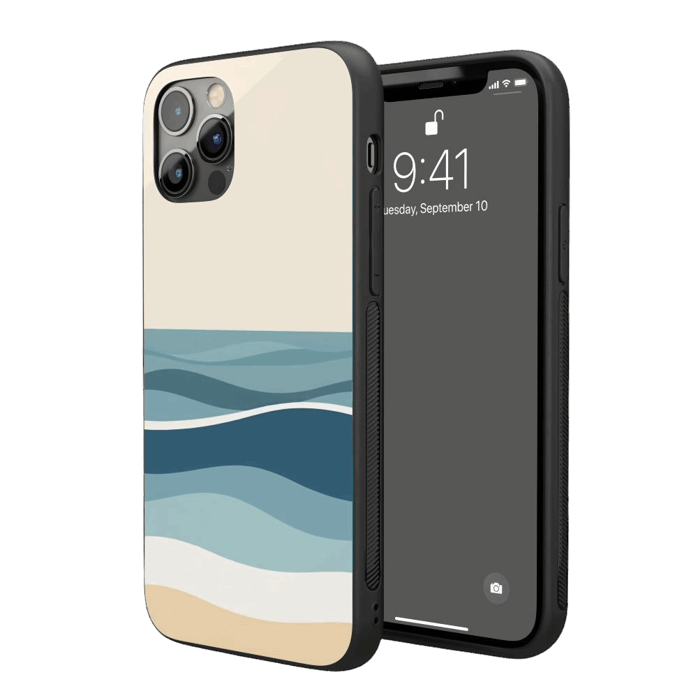 Wave Minimal iPhone Case – Stylish, Protective Case from VibeShell
