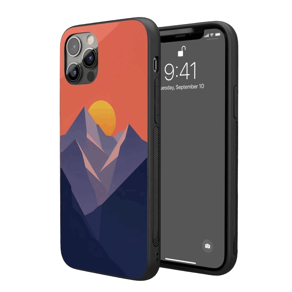 Mountain Minimal iPhone Case – Stylish, Protective Case from VibeShell