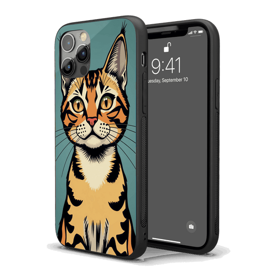 Cat Pop Art iPhone Case – Stylish, Protective Case from VibeShell