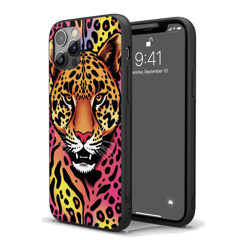 Leopard Pop Art iPhone Case – Stylish, Protective Case from VibeShell