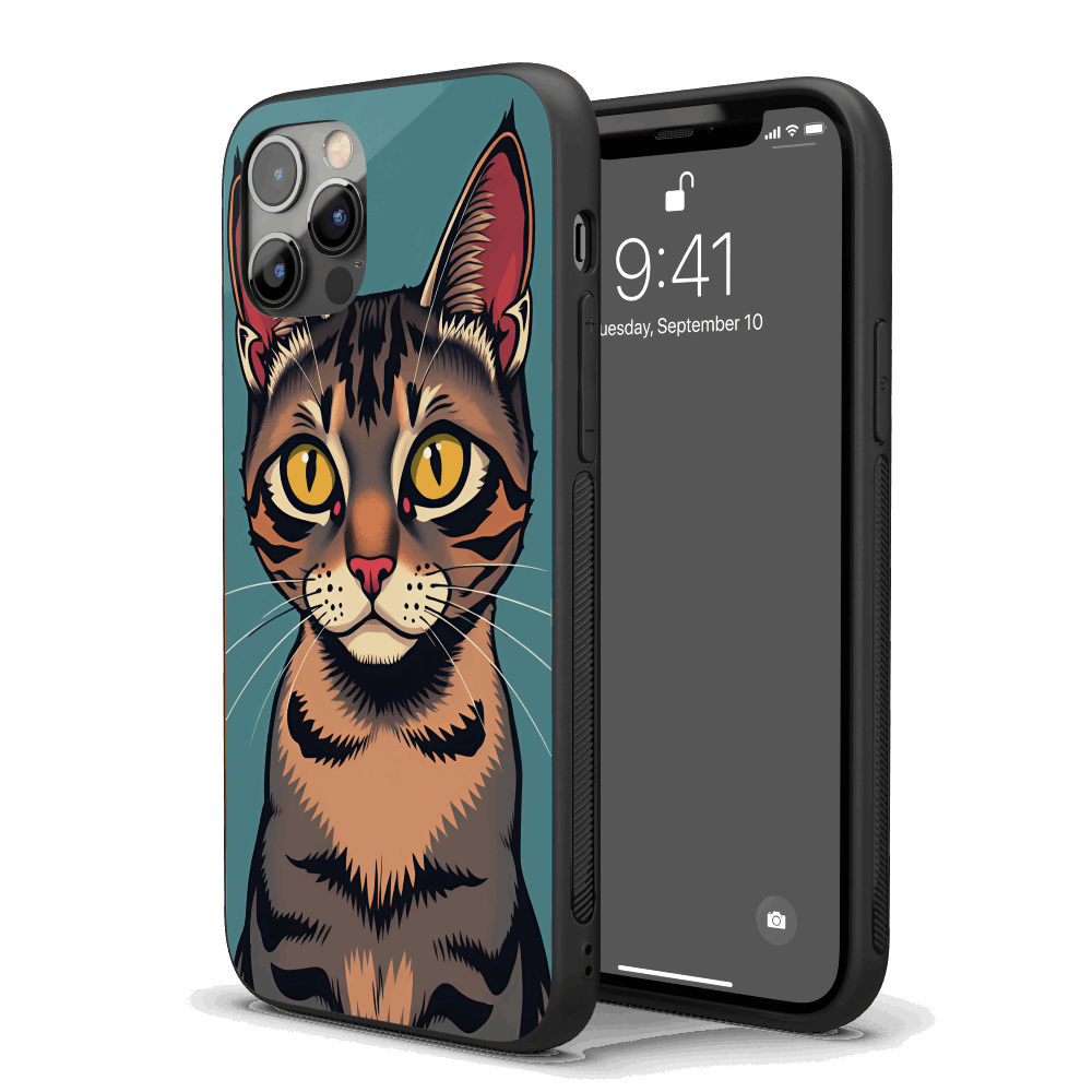 Cat Pop Art iPhone Case – Stylish, Protective Case from VibeShell