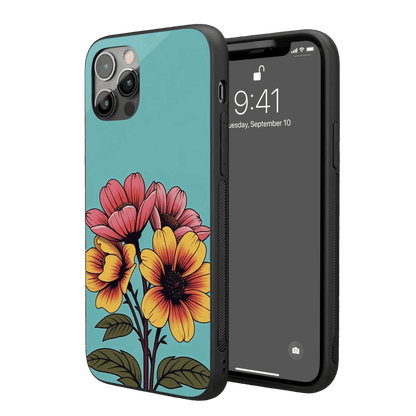 Flowers Pop Art iPhone Case – Stylish, Protective Case from VibeShell