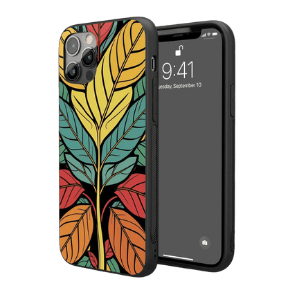 Leaf Pop Art iPhone Case – Stylish, Protective Case from VibeShell