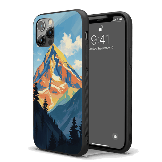 Mountain Pop Art iPhone Case – Stylish, Protective Case from VibeShell