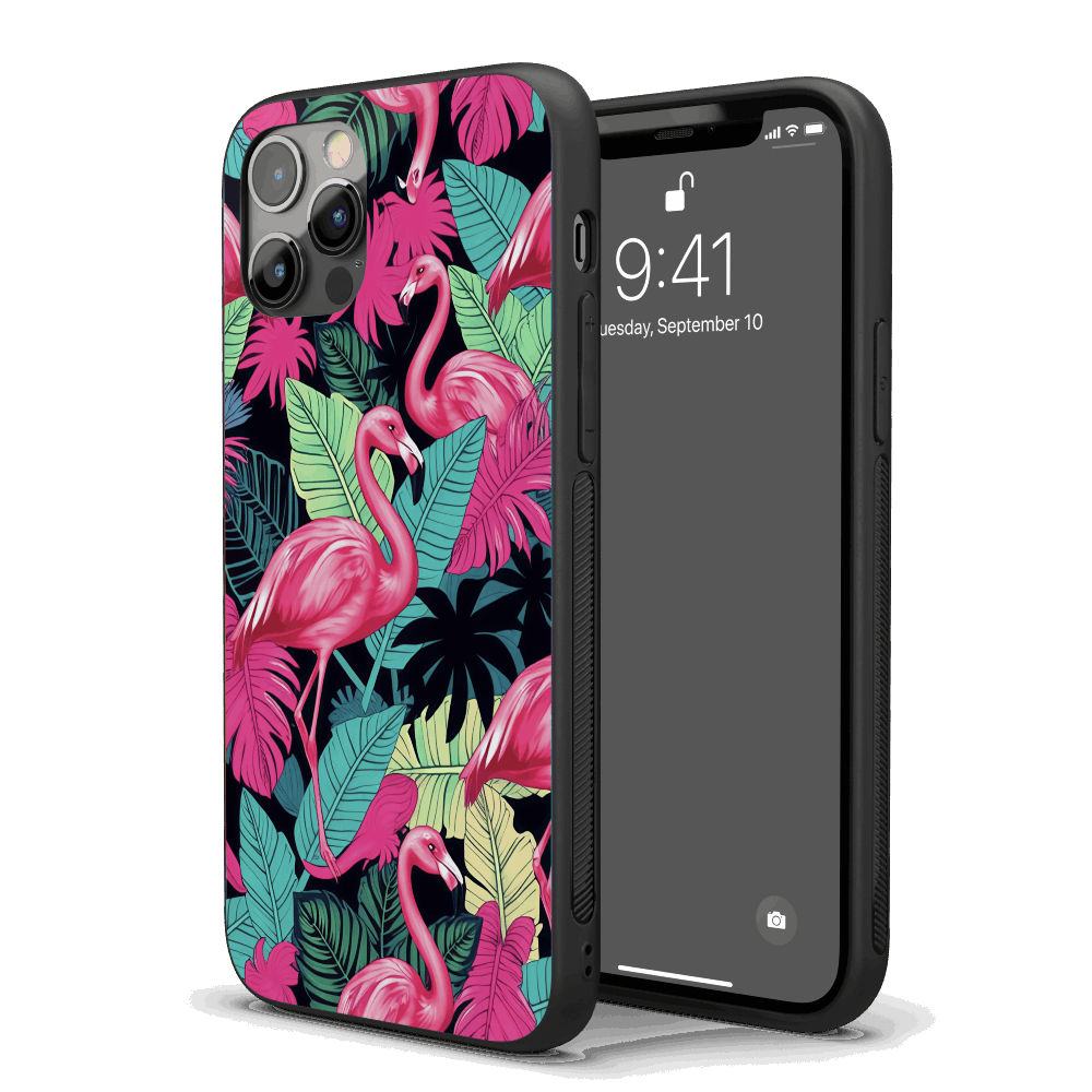 Flamingo Pop Art iPhone Case – Stylish, Protective Case from VibeShell