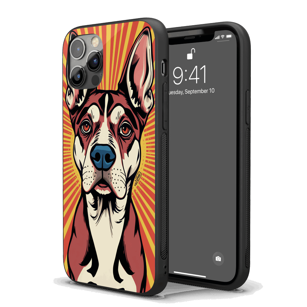 Dog Pop Art iPhone Case – Stylish, Protective Case from VibeShell