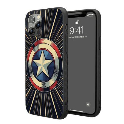 Captain America Pop Art iPhone Case – Stylish, Protective Case from VibeShell