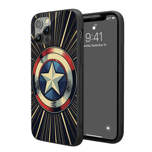 Captain America Pop Art iPhone Case – Stylish, Protective Case from VibeShell