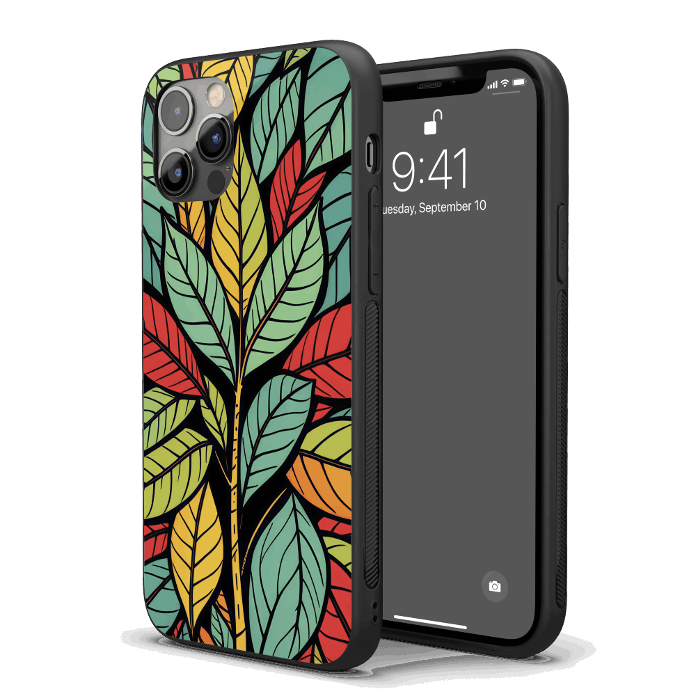 Leaf Pop Art iPhone Case – Stylish, Protective Case from VibeShell