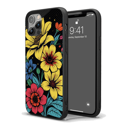 Flowers Pop Art iPhone Case – Stylish, Protective Case from VibeShell