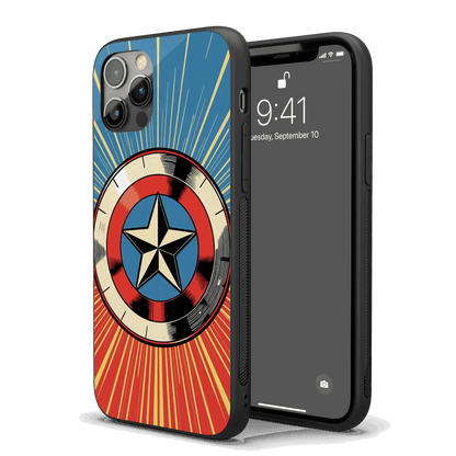 Captain America Pop Art iPhone Case – Stylish, Protective Case from VibeShell