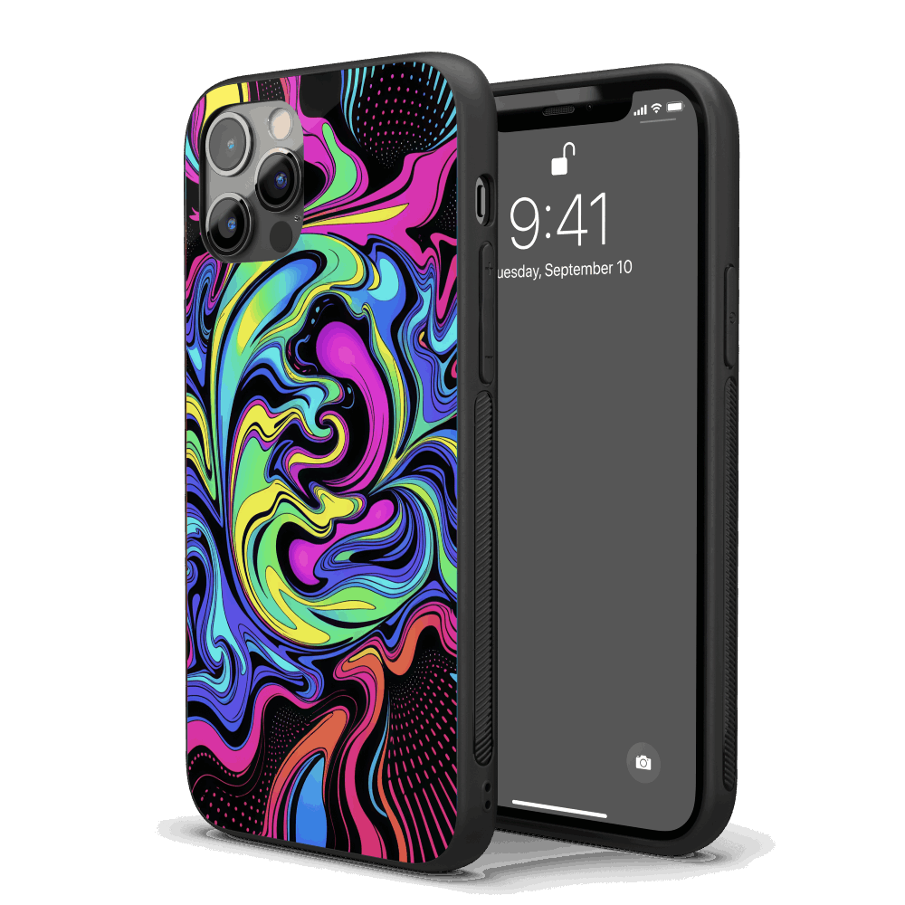 Geometry Pop Art iPhone Case – Stylish, Protective Case from VibeShell