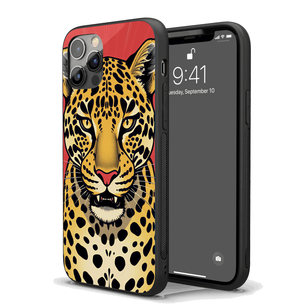 Leopard Pop Art iPhone Case – Stylish, Protective Case from VibeShell
