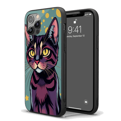Cat Pop Art iPhone Case – Stylish, Protective Case from VibeShell