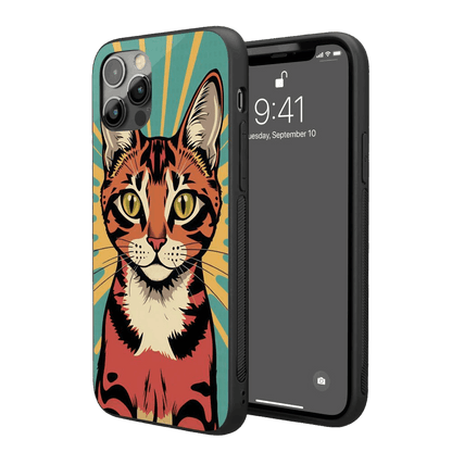 Cat Pop Art iPhone Case – Stylish, Protective Case from VibeShell