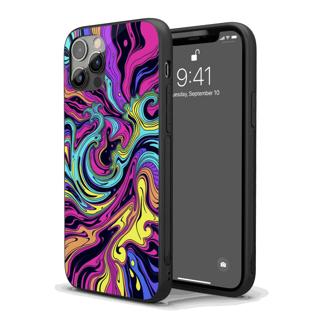Geometry Pop Art iPhone Case – Stylish, Protective Case from VibeShell